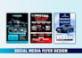 design professional car detailing and automotive flyer